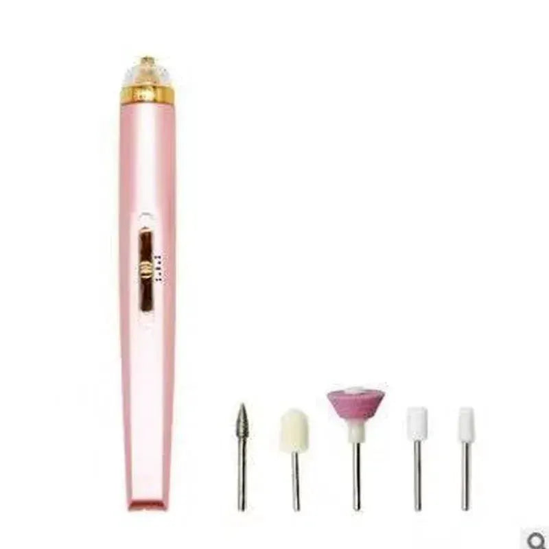 Electric Nail Grinder With Light Nail Polishing Machine