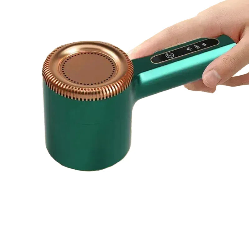 Lint Removal Fabric Shaver for Clothes — green 1 blade