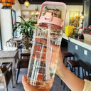 Time Marker Water Bottle for Fitness