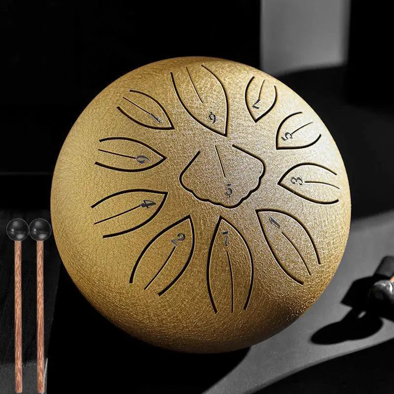 Hluru Glucophone Steel Tongue Drum 6 Inch 11 Notes C5
