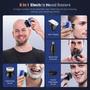5 In 1 Electric Head Shaver for Bald Men Waterproof Kit