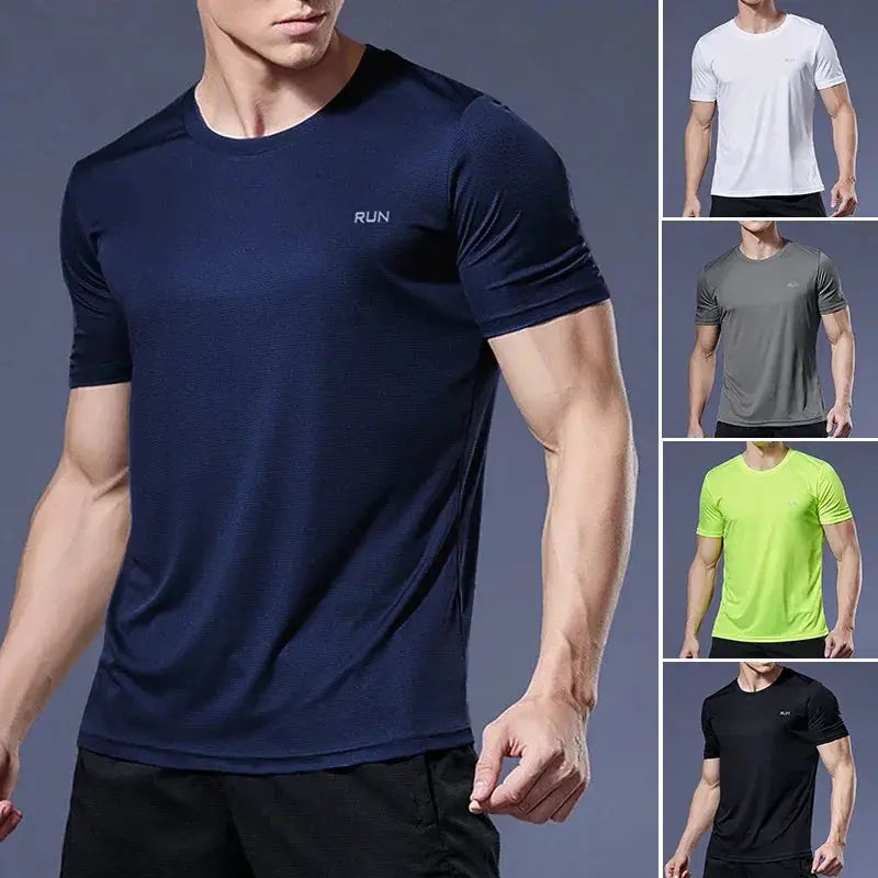 Mens Quick Dry Running And Soccer Jersey Shirt Breathable