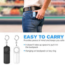 130dB Personal Safety Alarm Keychain Reliable Alarm Light