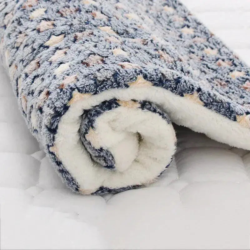 Cozy Plush Pet Mat for Small Animals Deep Sleep Comfort