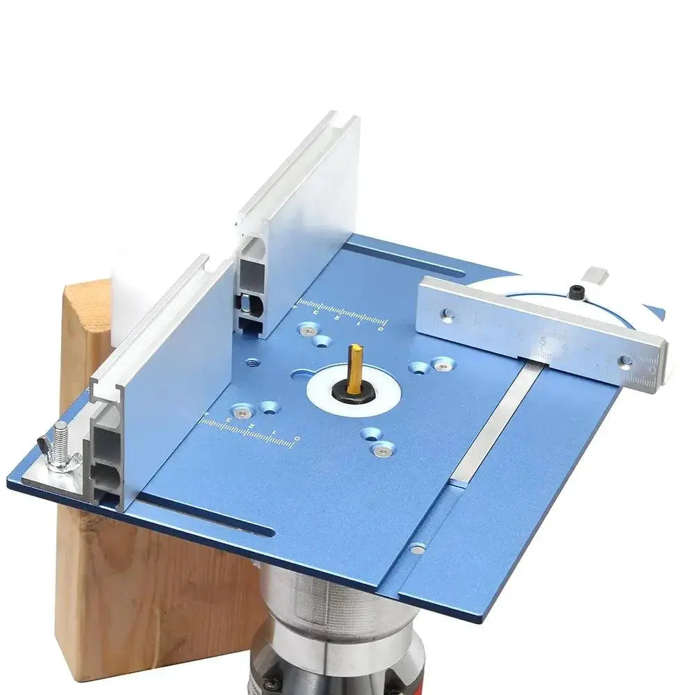 Aluminium Wood Router Table Insert Plate With Miter Gauge