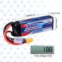SIGP 3S Lipo Battery for 11.1V 2250mAh 2Pack Deal