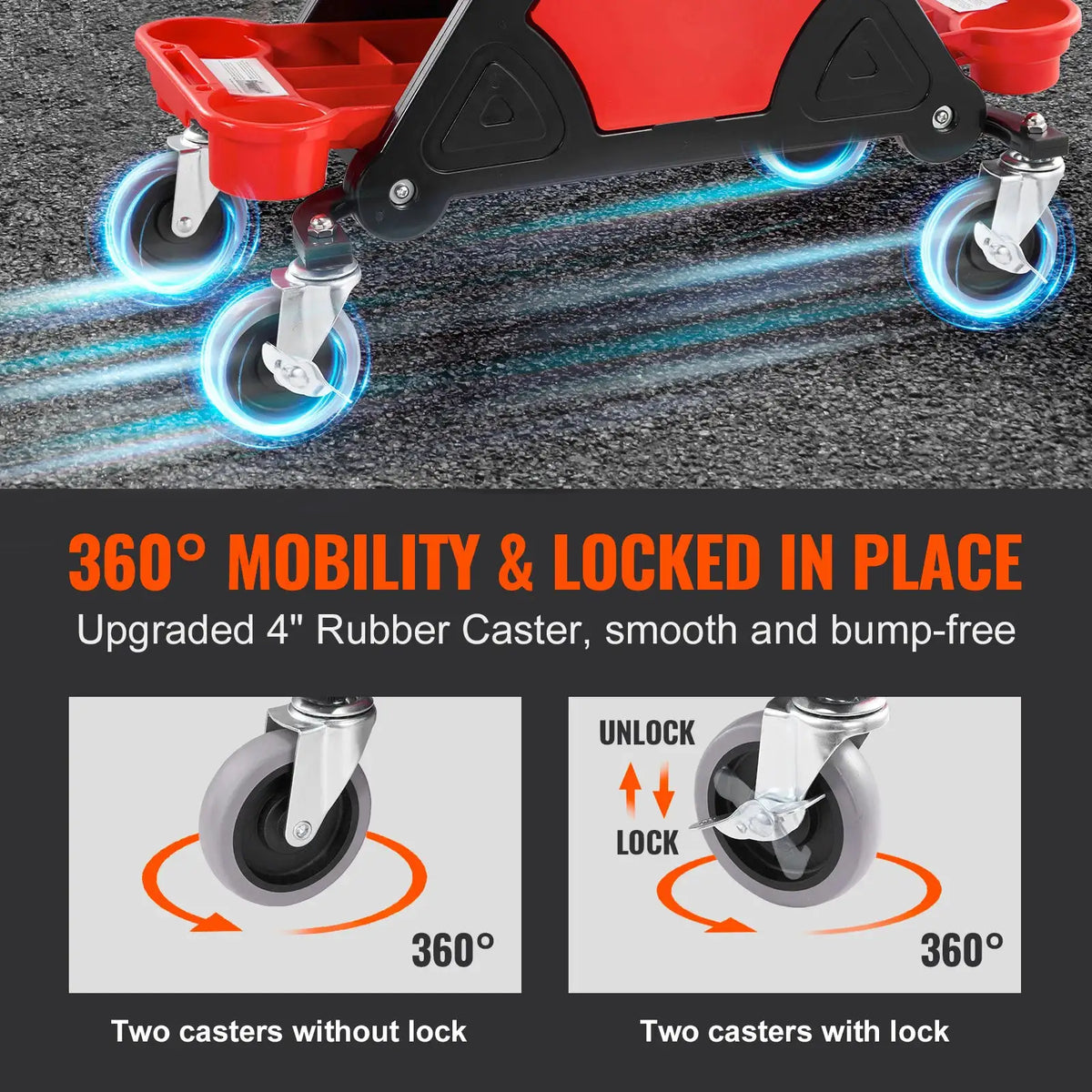 Heavy Duty Rolling Mechanic Seat — product image 2