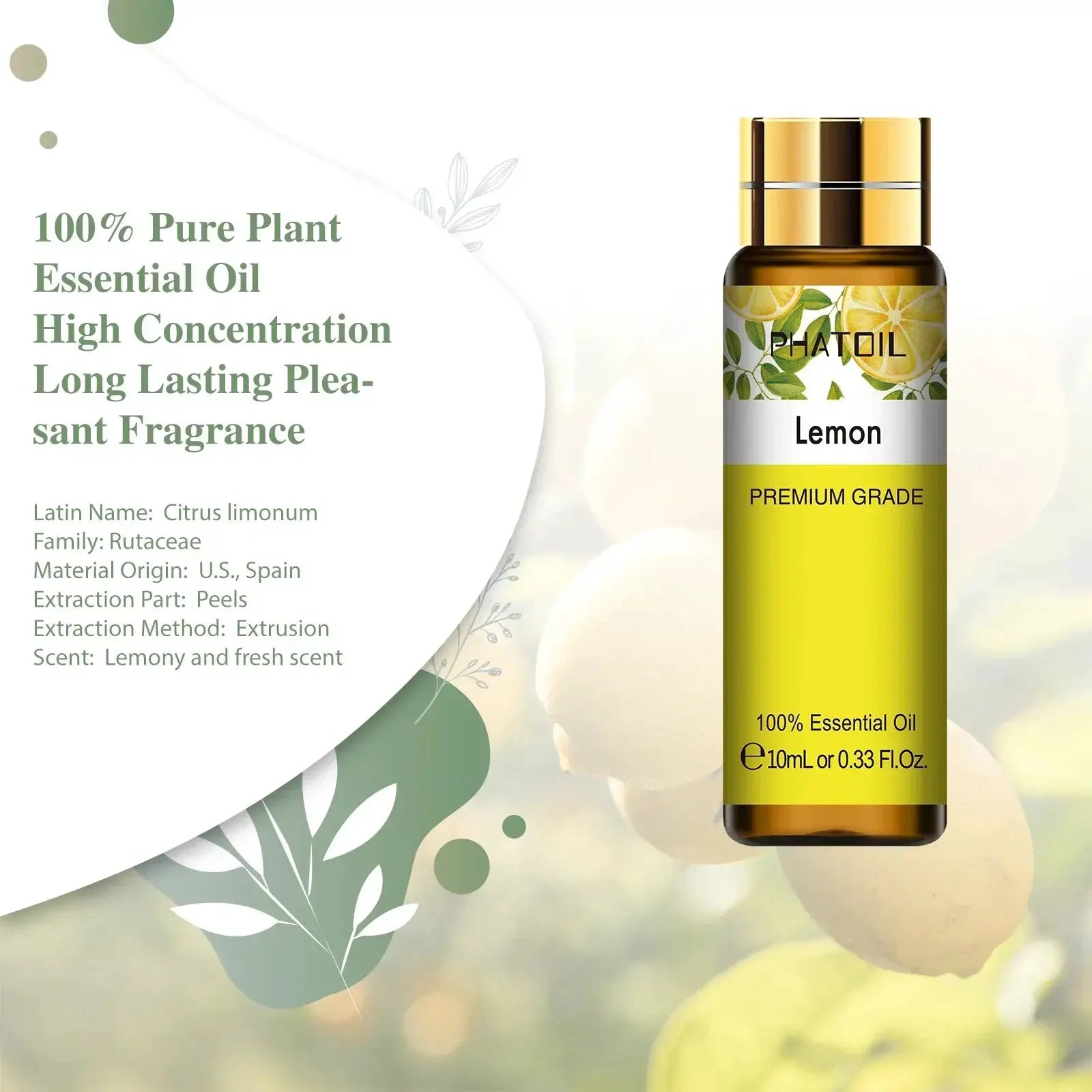 Nine Piece 10ml Diffuser Essential Oil Set Pure Natural Oils