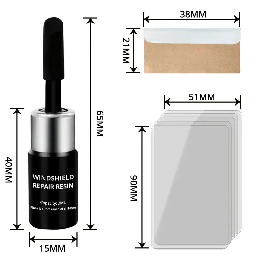 Caulking Scratch Repair Toolkit With Extra Strong Glue