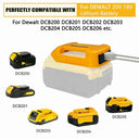 USB Power Source for Makita Dewalt Milwaukee Battery Adapter