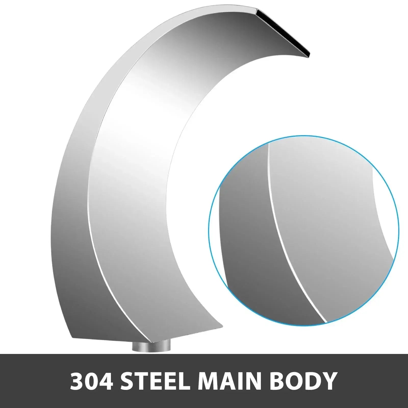 Vevor Pool Fountain Stainless Steel 60x30cm And 40x20cm