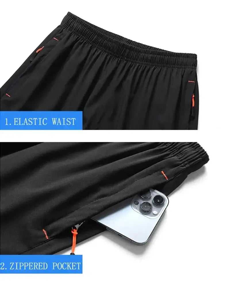 Men Sports Shorts Elastic Waist - OurLum.com