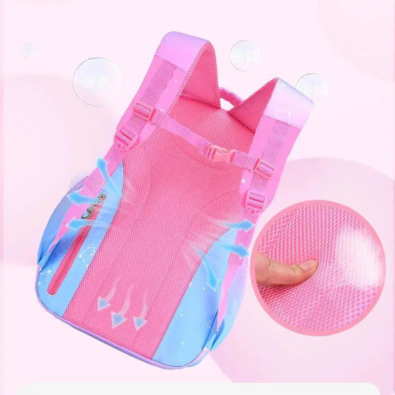 Orthopedic School Bags for Girls Gradient Rucksack