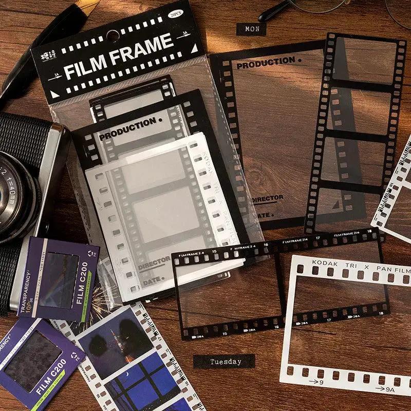 Yoofun Vintage Film Frame Stickers Nostalgic Diary Labels