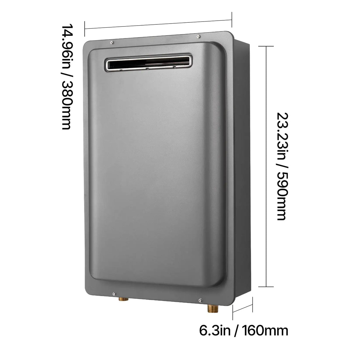 SucceBuy Propane Tankless Water Heater Gal Outdoor BTU Instant — product view 8