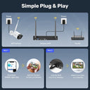 Annke 5Mp Wifi Security Camera Kit