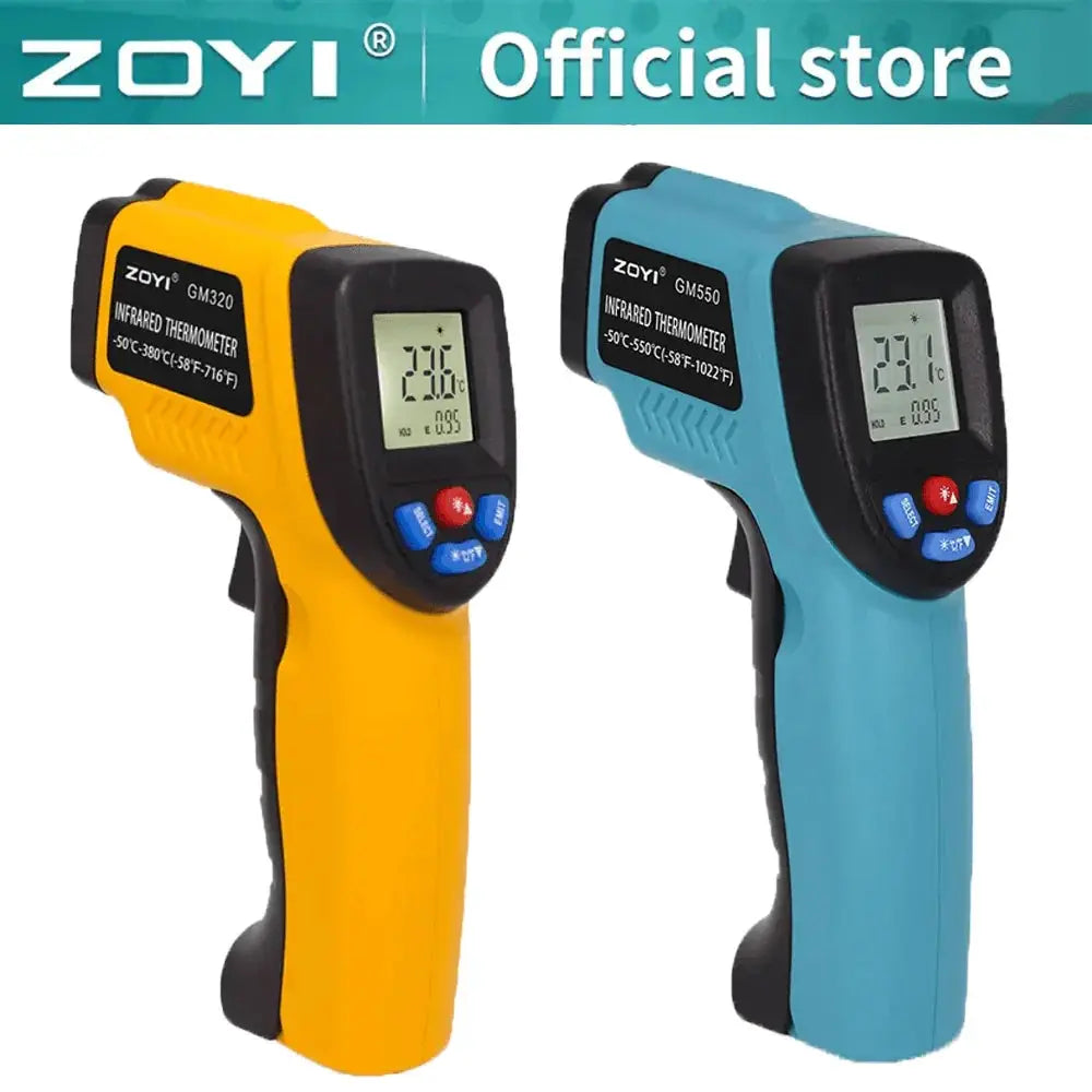 Infrared Thermometer Accurate Temperature Pyrometer LCD