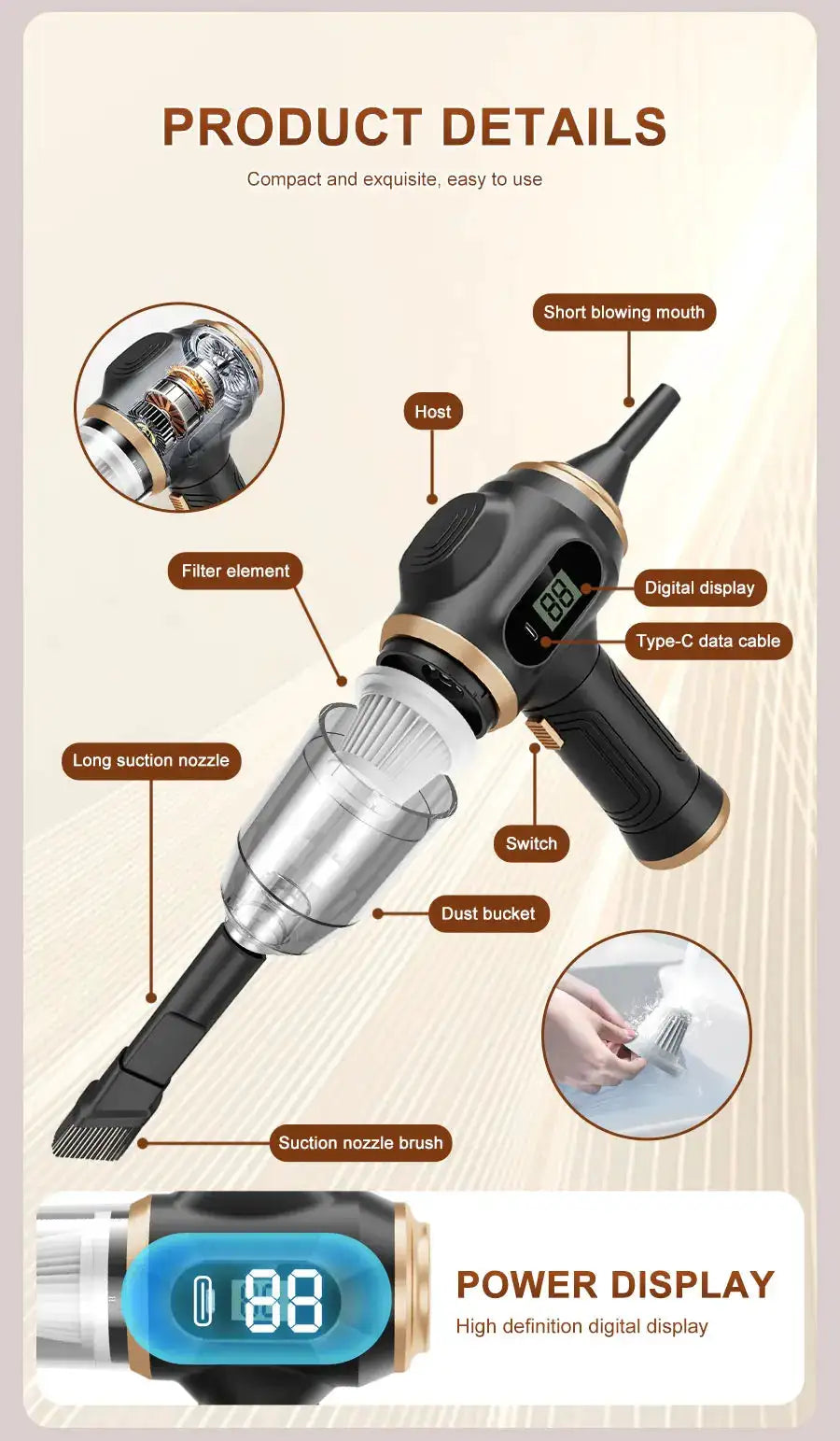 Powerful Air Duster and Vacuum — product image 5