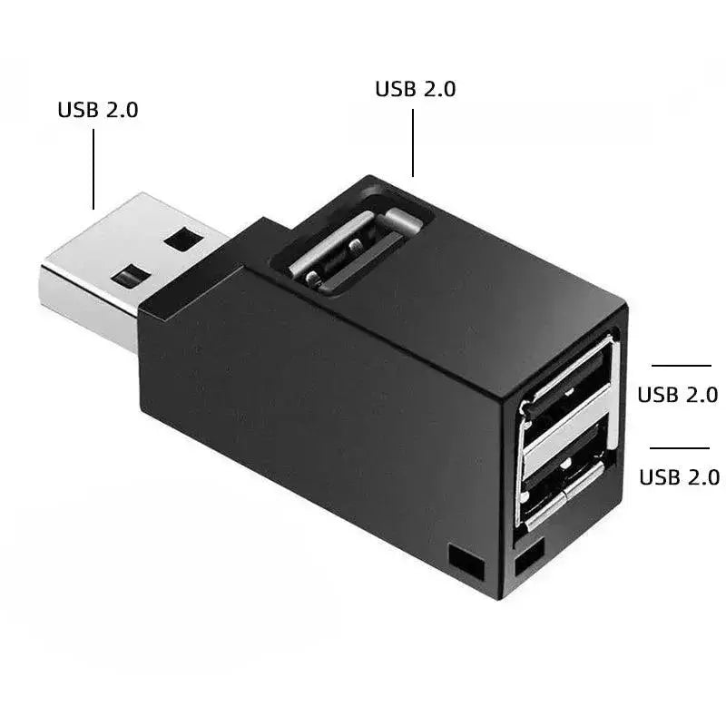 USB Hub Adapter Extender Splitter For Fast Data Transfer