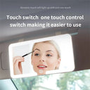 Car Sun Visor Mirror - Hd Led Touch Control