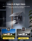 SHIWOJIA 8W 6MP Solar Camera 4G SIM 12X ZOOM CCTV Video