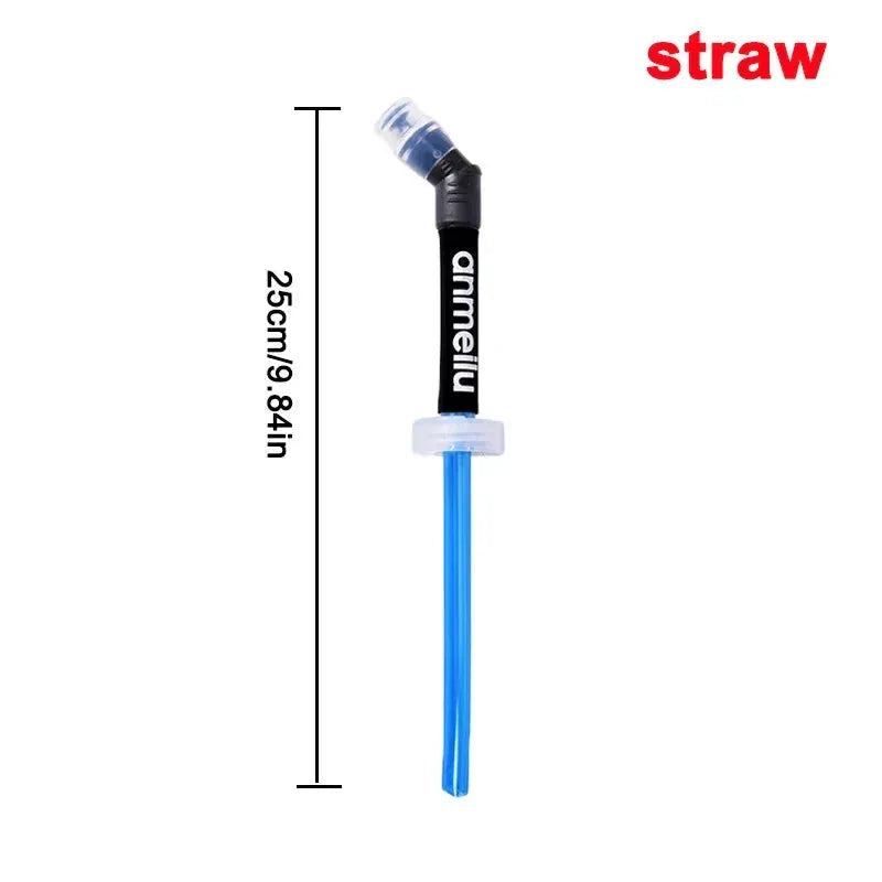 Ultralight Collapsible BPA-Free Water Bottle With Straw 500ml