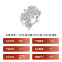 Dazzling Moissanite Butterfly Ring