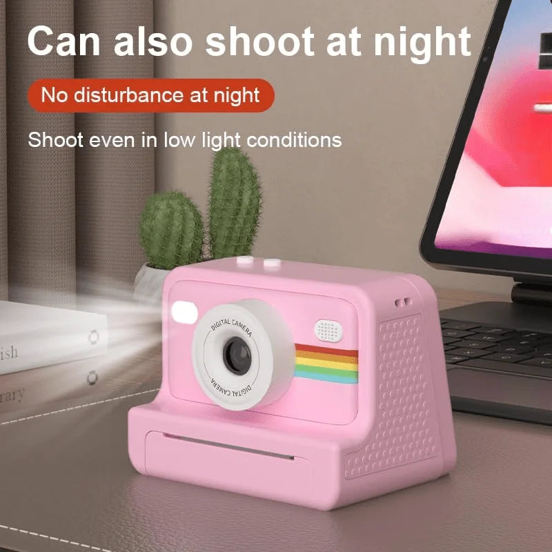 Portable instant digital camera prints