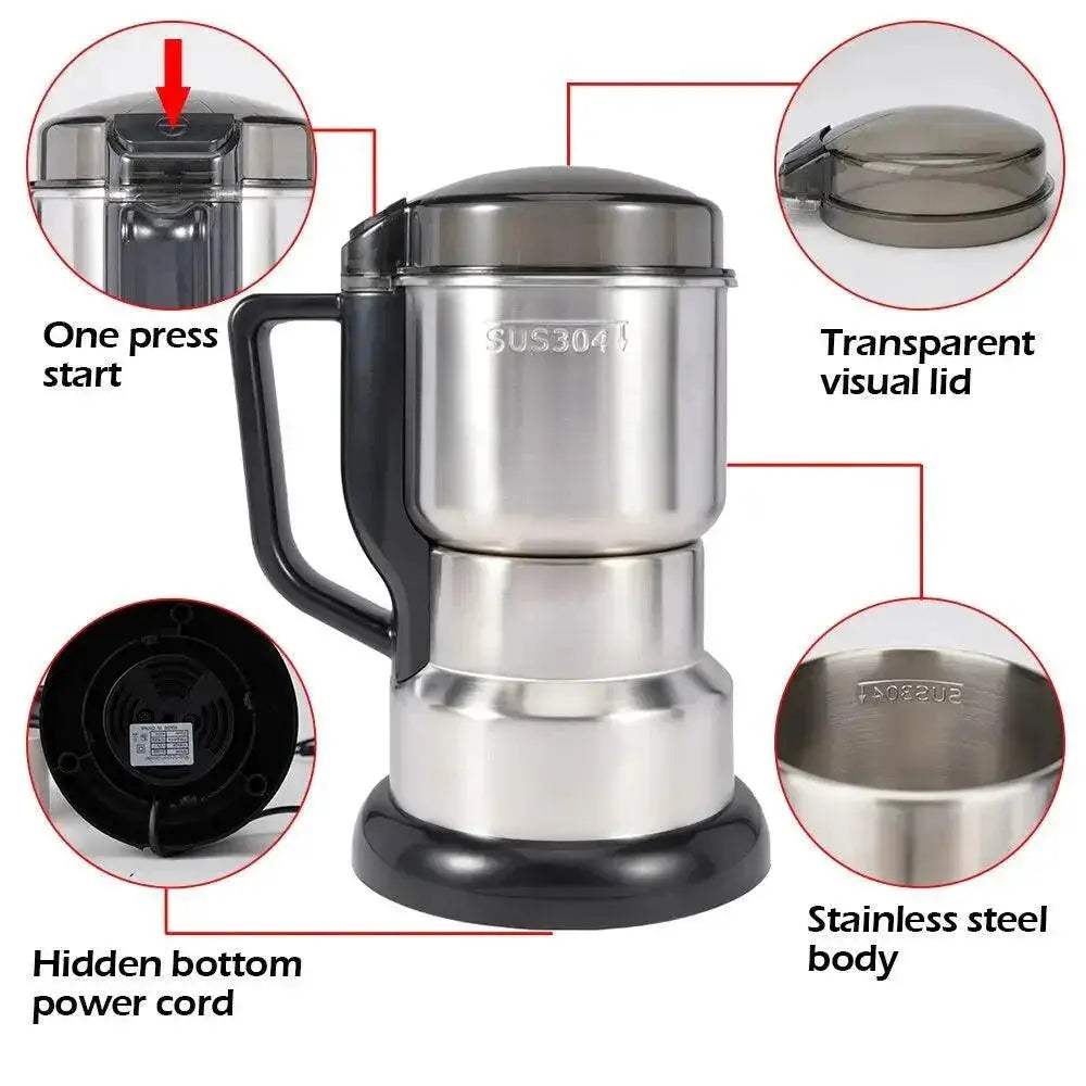 Electric Coffee And Spice Grinder Multifunctional Appliance