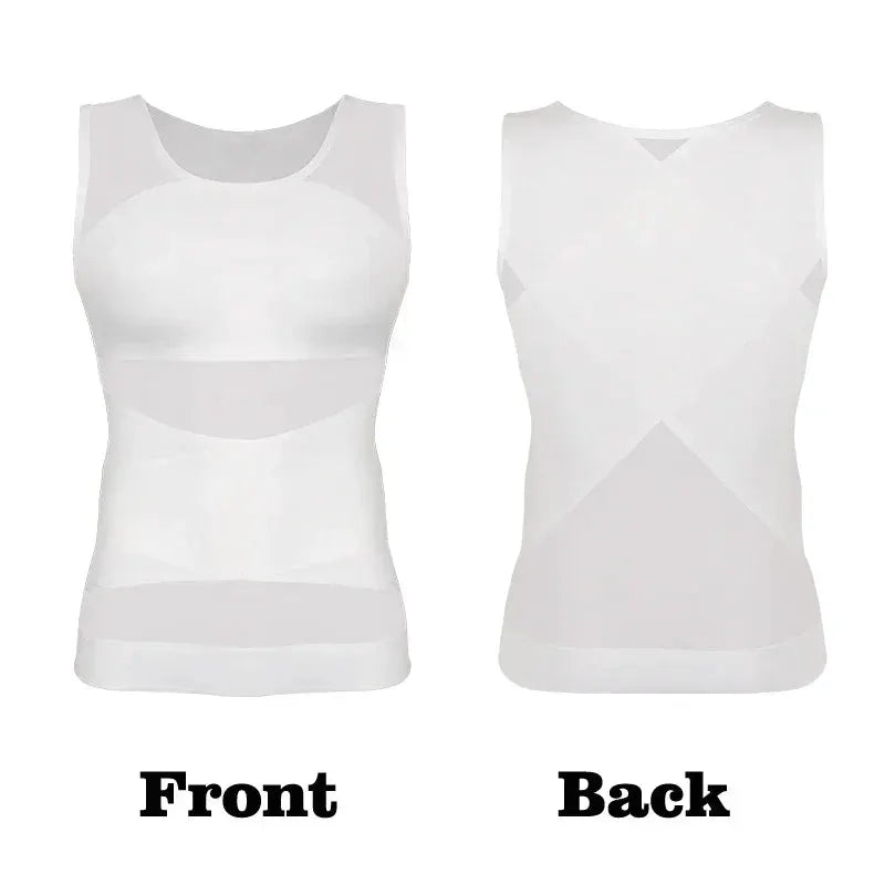 Men Slimming Compression Tank Top For Tummy Shaping