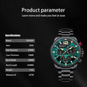 Stylish Stainless Steel Men's Watch Premium Chronograph Timepiece