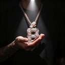 Gold Plated Barbed Wire P Pendant