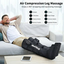 Nekteck 1 Pcs Air Pressure Leg Massager Cordless Foot Massage Boots Kneading Squeeze Deep Relaxation Calf with Storage Bag
