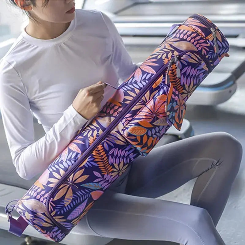 Yoga Bag Yoga Mat Bag Printed For Men Women Sports Backpack