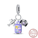 Charm Sterling Silver Luminous Firefly