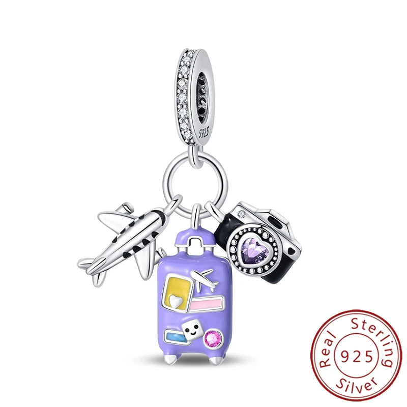 Charm Sterling Silver Luminous Firefly