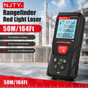 C-50/100/200m Laser Distance Meter Handheld Digital Rangefinder Area Volume Pythagorean Measurement Backlit LCD Display Tools