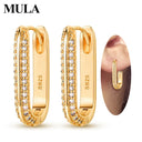 Mula Sterling Silver Gold U-shaped