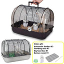 Portable Transparent Bird Transport Cage Parrot Carrier