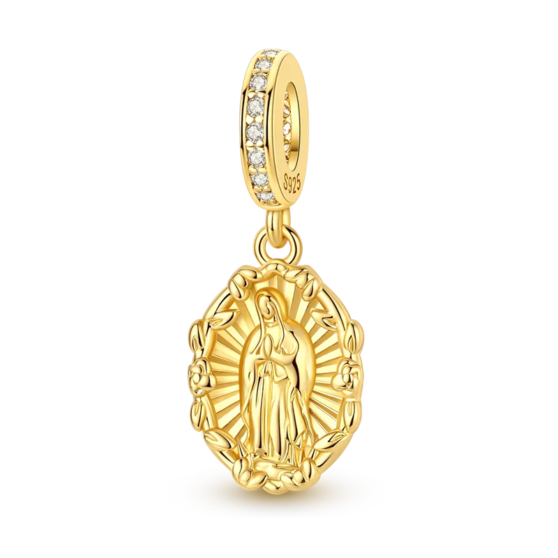 Bangle Bracelet Virgin Mary Charm