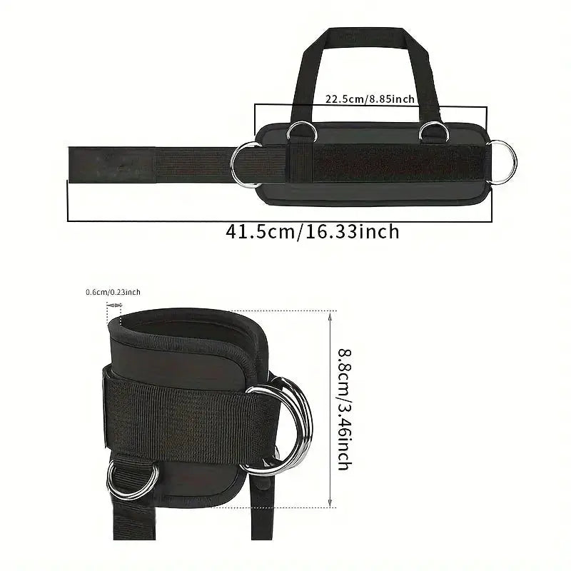 Leg Strength Trainer With Resistance Band For Workouts