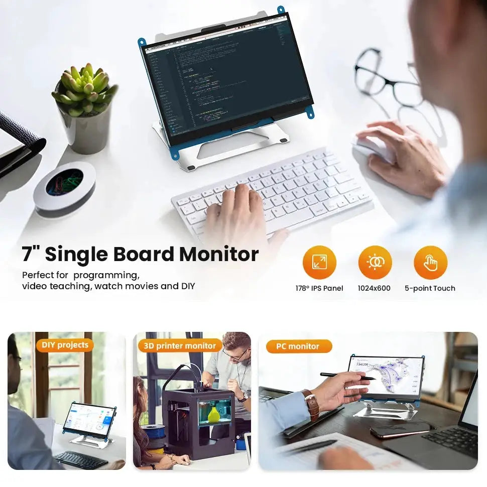 Eyoyo 7 Inch Ips Touchscreen Monitor