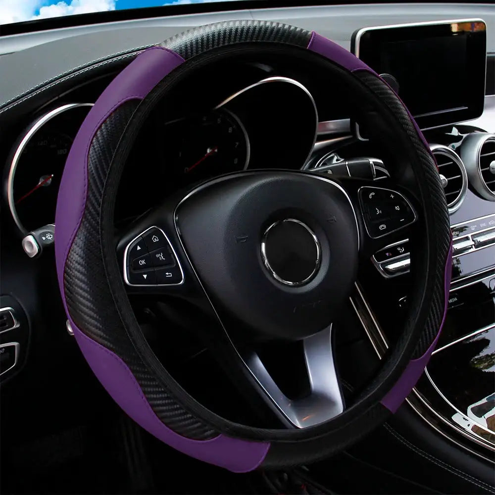 Steering Wheel Cover - Refined Carbon Texture — product view 9