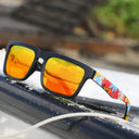 Square Sunglasses For Men Women - UV400 4 Pcs Set