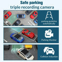 Smart 3 Channel Dash Cam for Cars 1080P Footage HD