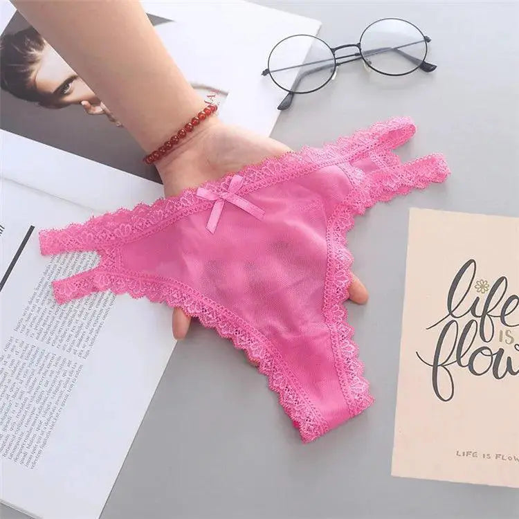 Seductive Lace G String Briefs Elegant Comfortable Lingerie