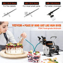 VEVOR Professional Dual-Action Airbrush Kit 120W Set for Artists