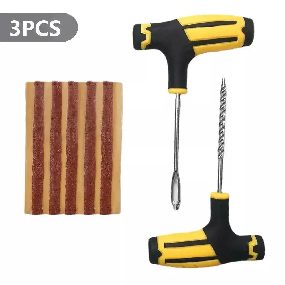 Ultimate Tire Puncture Repair Kit Set Quick Durable Portable