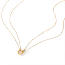 eManco 316L Stainless Steel Two-Color Pendant Necklaces