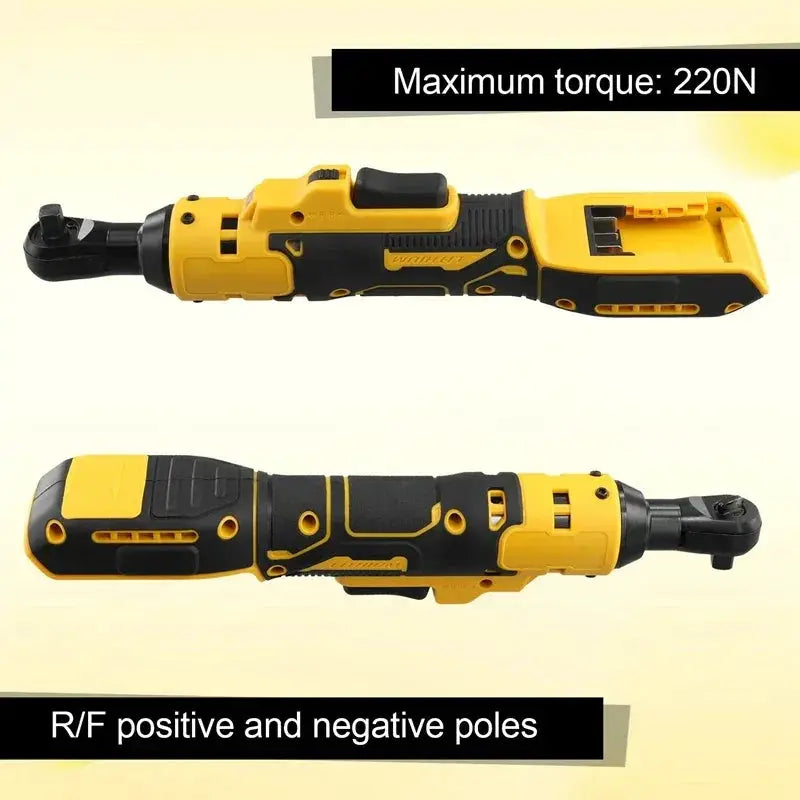 Electric Ratchet Wrench 220 Nm Cordless Driver 3/8 Inch